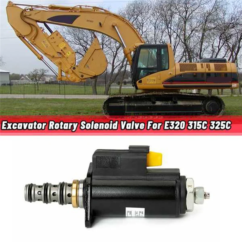 

Excavator Rotary Solenoid Valve 2PCS 121-1491(1211491), KWE5K-31 G24DA30 G24DB30 For Caterpillar E320B/C D 315C 325C CAT