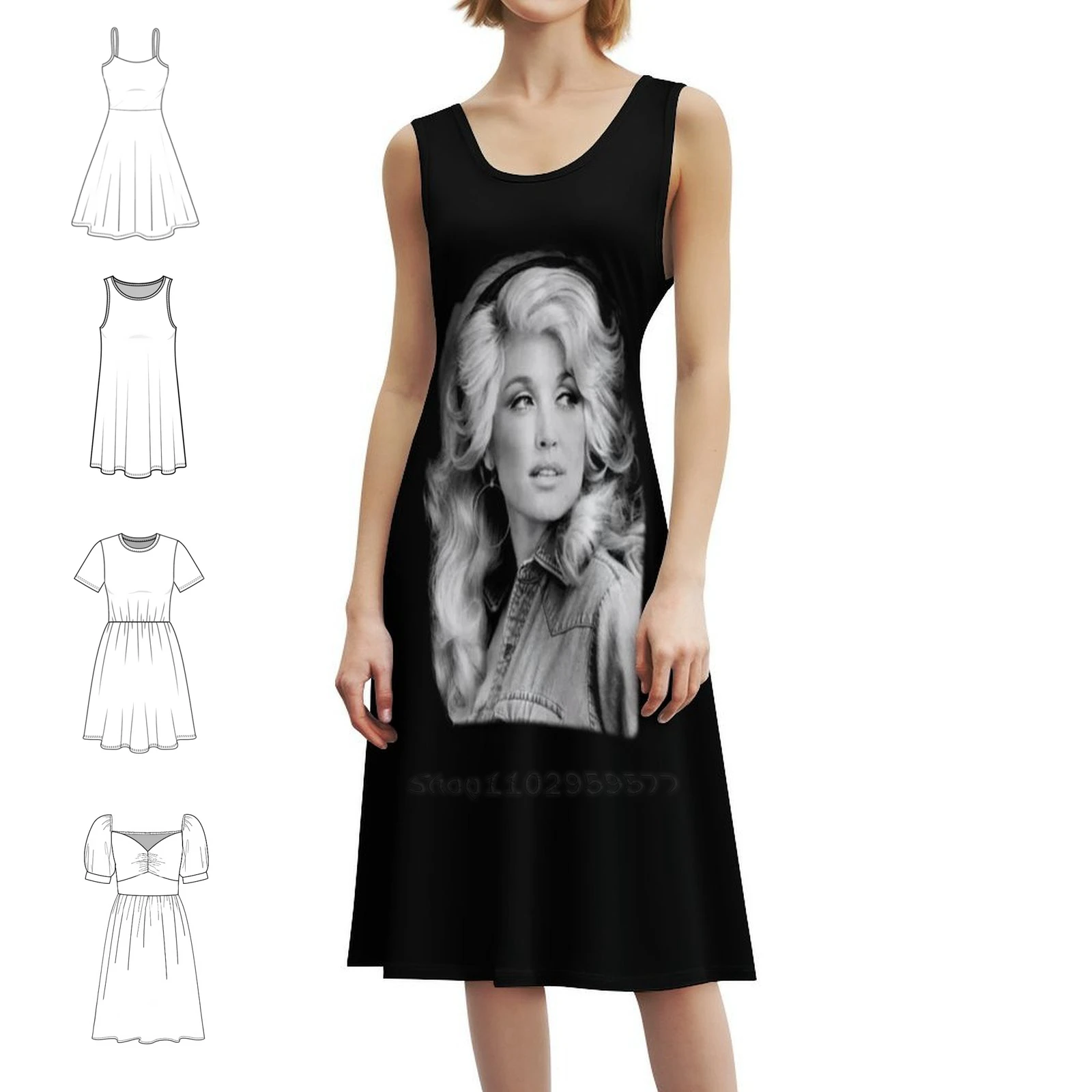 

Dolly _ Parton _ Vintage Sexy Vacation Dress For Women Beach Party Birthday Mini Dress Dolly _ Parton _ Vintage Get Your Humor