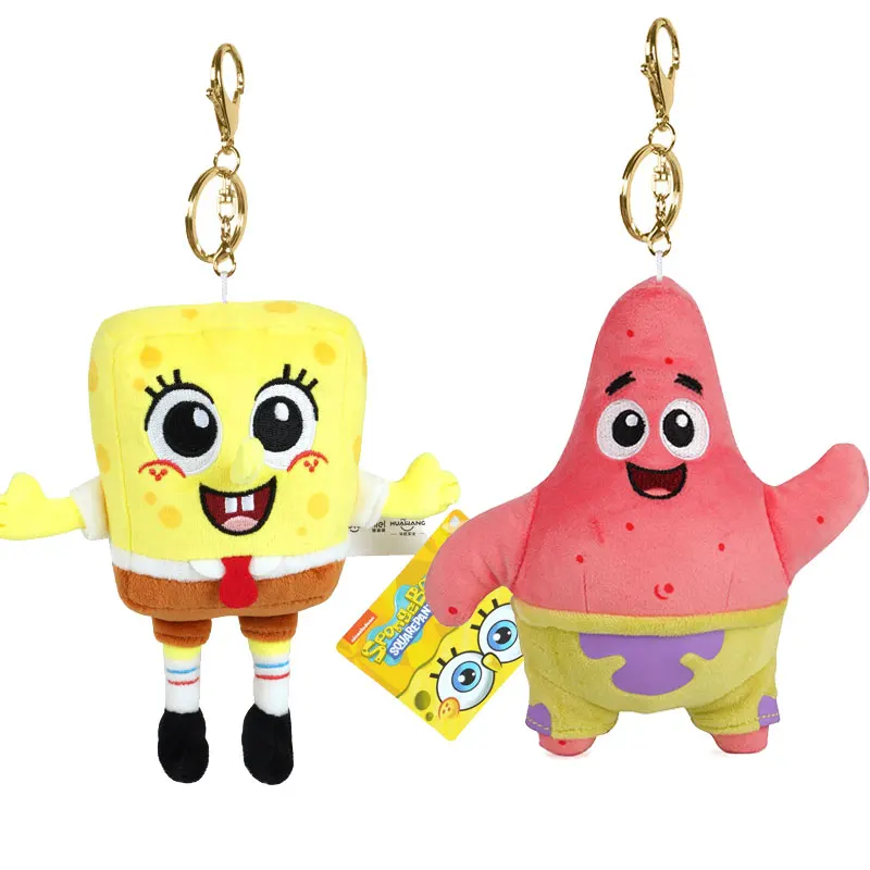 HQ Spongebob Squarepants Patrick Star Squidward Eugene H. Krabs Gary Gevulde Knuffel Hanger Sleutelhanger Kinderen Verjaardagscadeau
