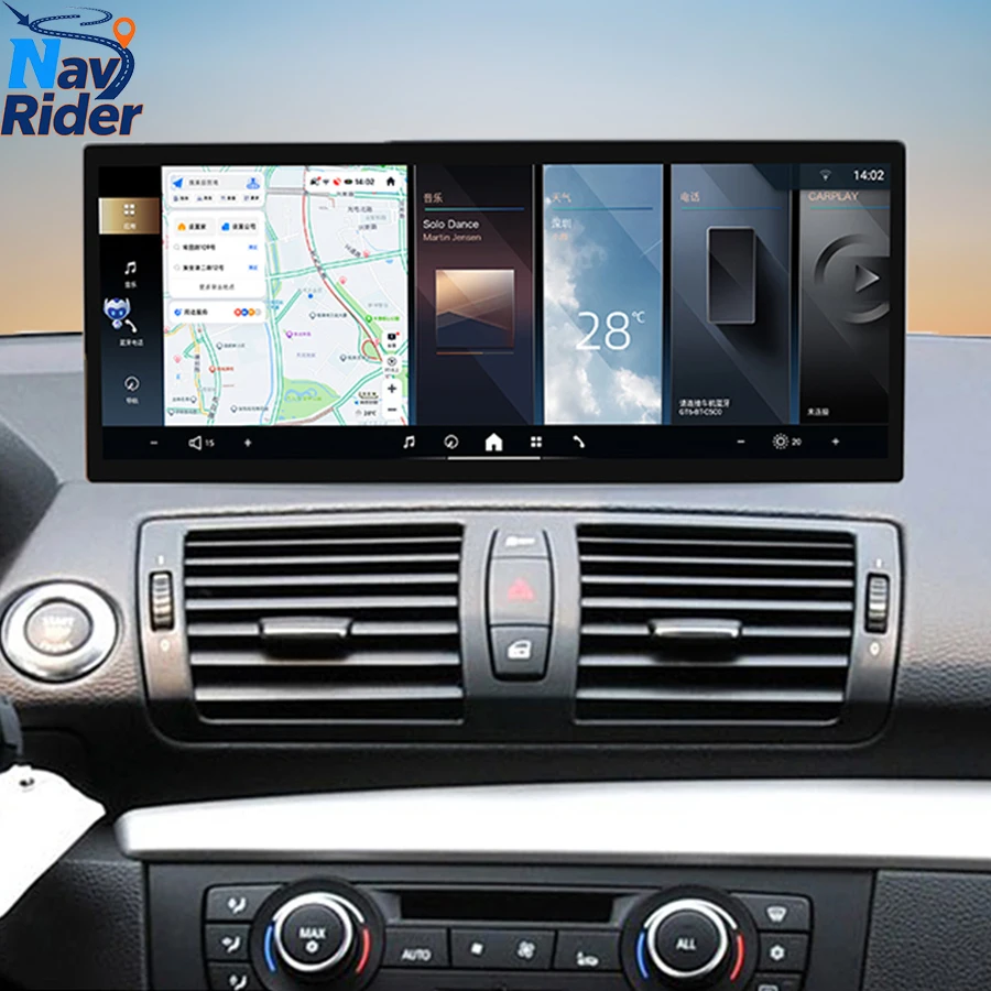 

15.8" Car Stereo Radio For BMW 1 Series E81 E82 E87 E88 2006-2011 Screen GPS Navigation Carplay Android Auto Multimedia Player