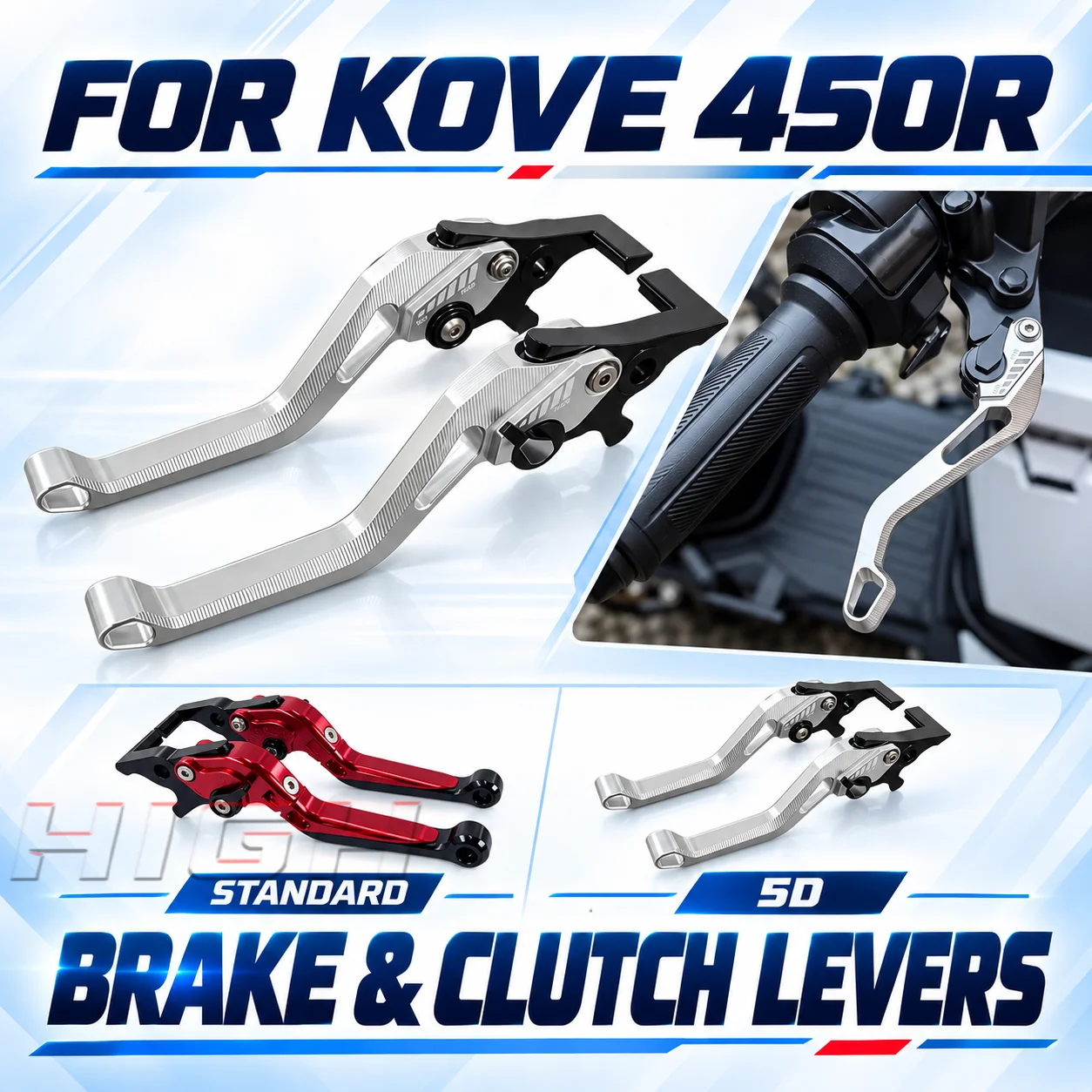 Handlebar Control Lever Decorative Trim Cover Mod Parts Fit KOVE 450R Styling Accessories