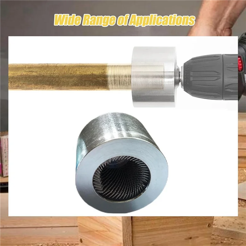 AB42-2X Copper Pipe Pipeline Cleaning Brush All-Metal HVAC Duct Cleaning Brush Drill 1/2Inch