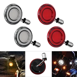 Motorcycle 1157 Bullet Style Front LED Turn Signal Light For Harley Sportster XL883 1200 Dyna Softail Touring Road King FLHT