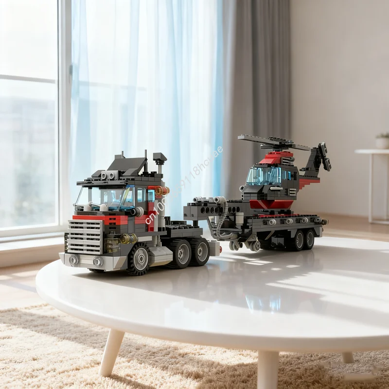 

557 шт. MOC 6 Stud City Version Whirl And Wheel Модель Teamed Building Toy Blocks Сборка DIY Idea Кирпич Рождественский подарок на день рождения