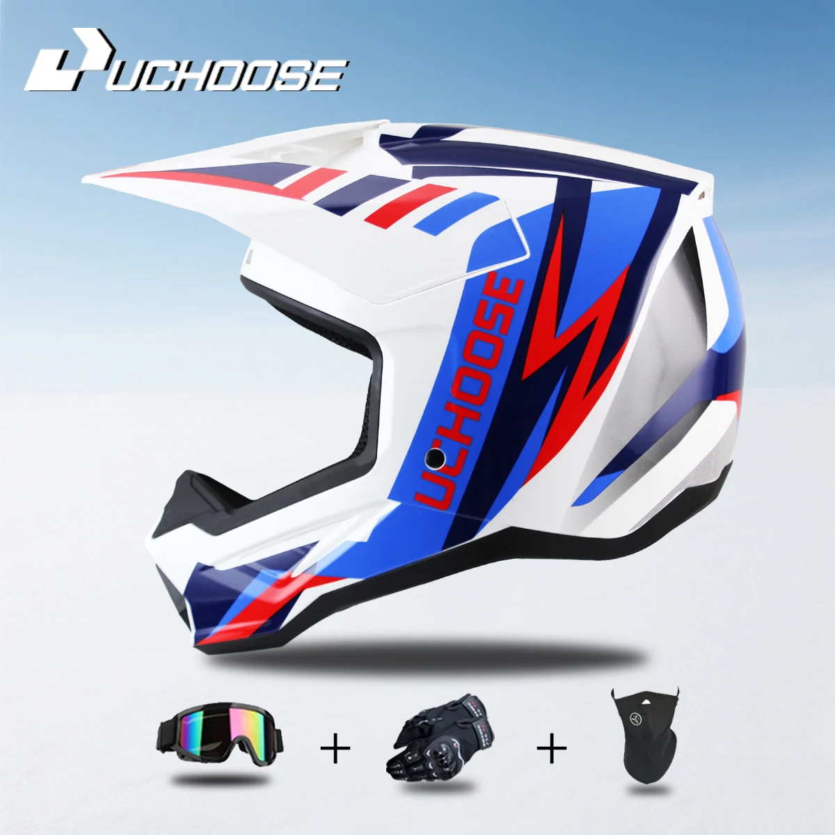 motorcycle-off-road-helmet-fully-covered-electric-vehicle-pulling-full-helmet-mountain-downhill-all-season-three-piece-gift-set
