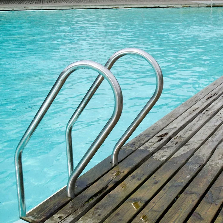2026 Hot Sale Hot Sale 2/ 3/ 4/ 5 Steps Swimming Pool Metal Stainless Steel 304 Ladder With Plastic Or Stainless Steel Step