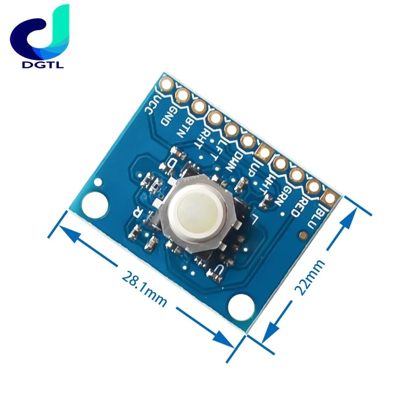 Módulo de chave de navegação de cinco teclas ICSH044A para Blackberry Trackball Breakout Board Module 2.5V-5.25V
