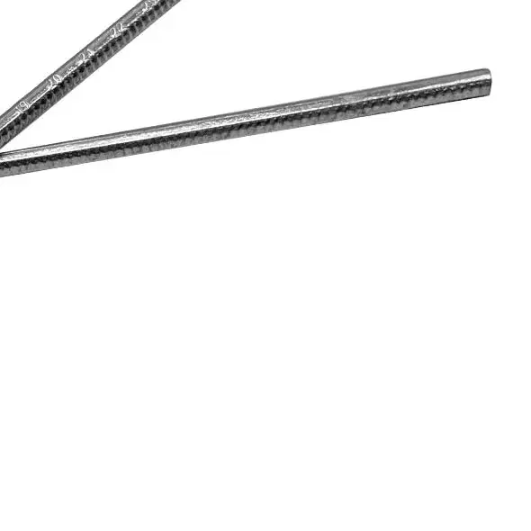 2pcs 250mm Extended Metal Drill Positioning Ruler 1-24 Scale Measuring Tool For Electric Hammer Drilling Depth Gauge Accessories