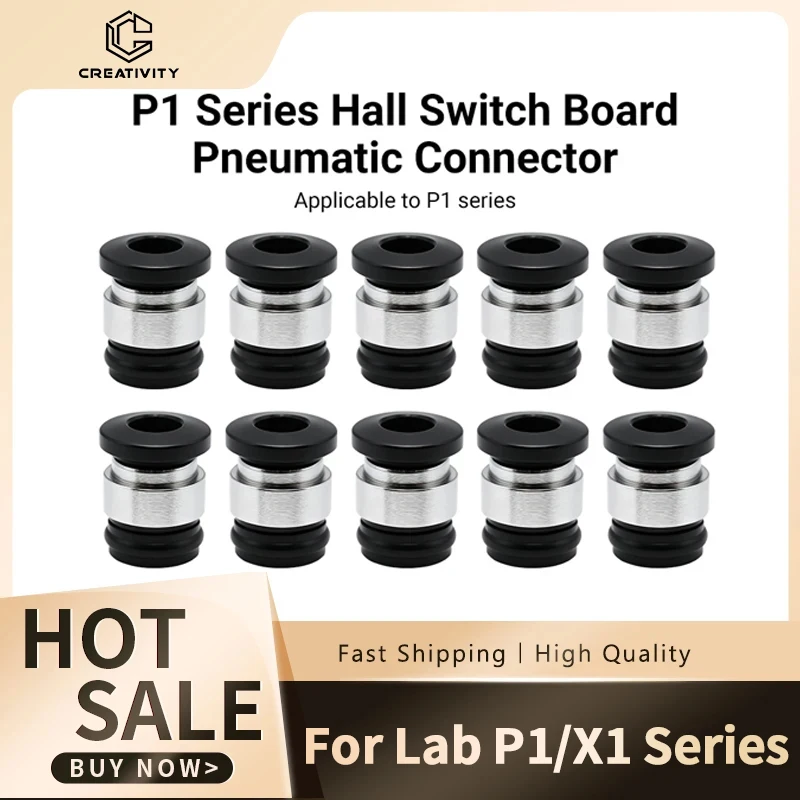 

For Bamboo lab P1P/P1S Hall Switch Pneumatic Connector Extruder Filament Sensor P1/X1 Series 3D Printer Update Accessories