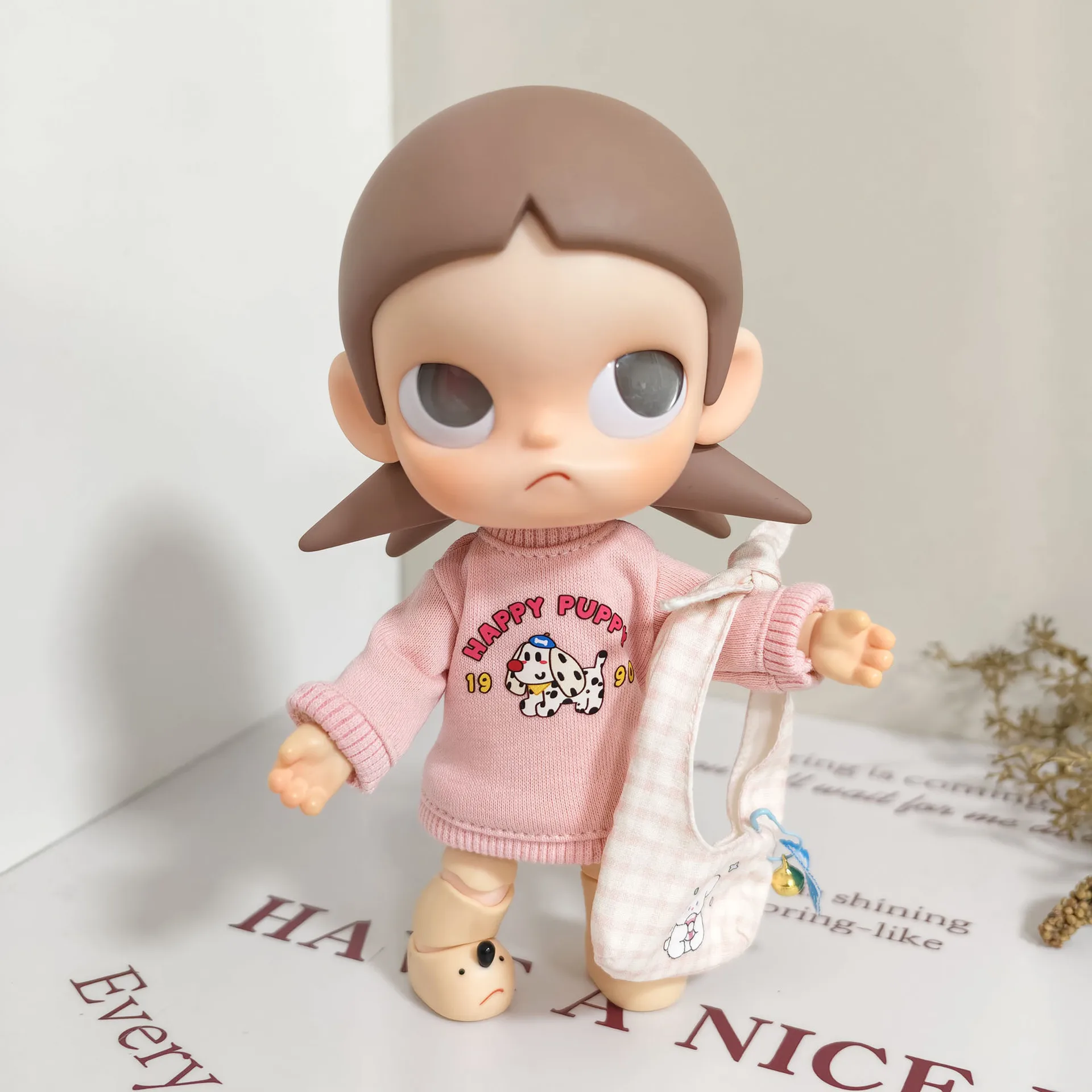 ملابس POPMART 20 سنتيمتر Zsiga ملابس دمى "مكان الخيط" مجموعة قبعات بقلنسوة كرتونية-1/8 ملابس BJD مفصلية لأخت غازي #3