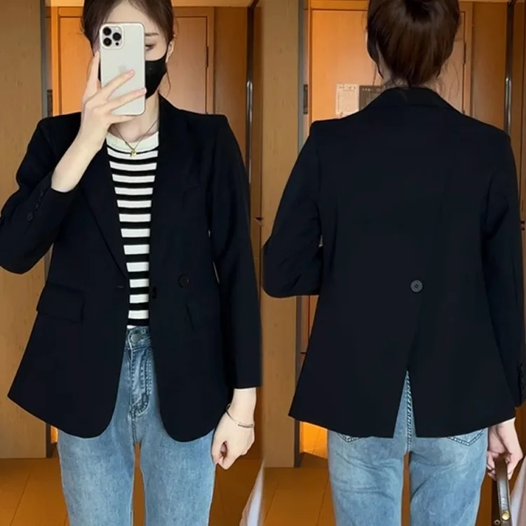 Fashionable Women's Suit Jacket 2026 Spring Autumn New Style Elegant High-End Trendy Versatile Slimming Professional Trend