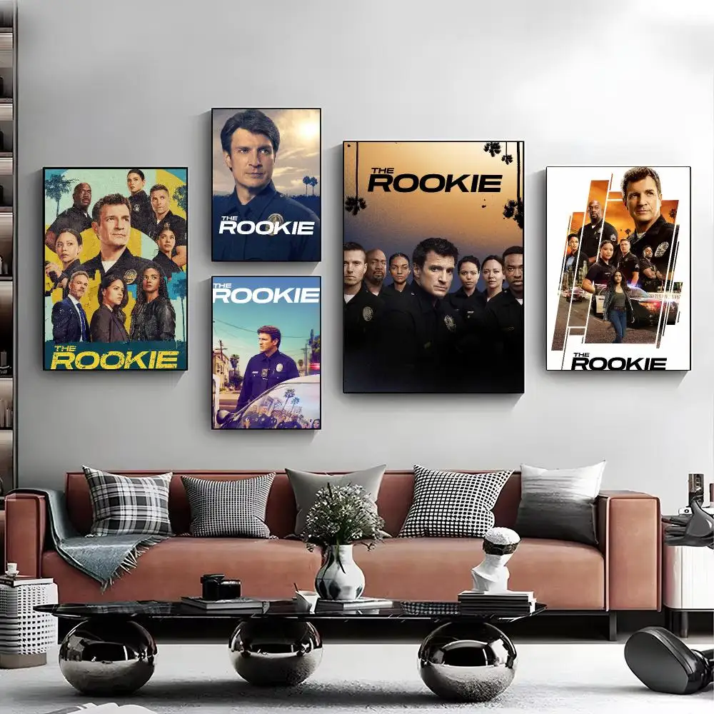 Hot Movie T-The Rookie Poster Modern Minimalist Wall Art Prints for Bedroom Living Room Room Decor Aesthetic Gift