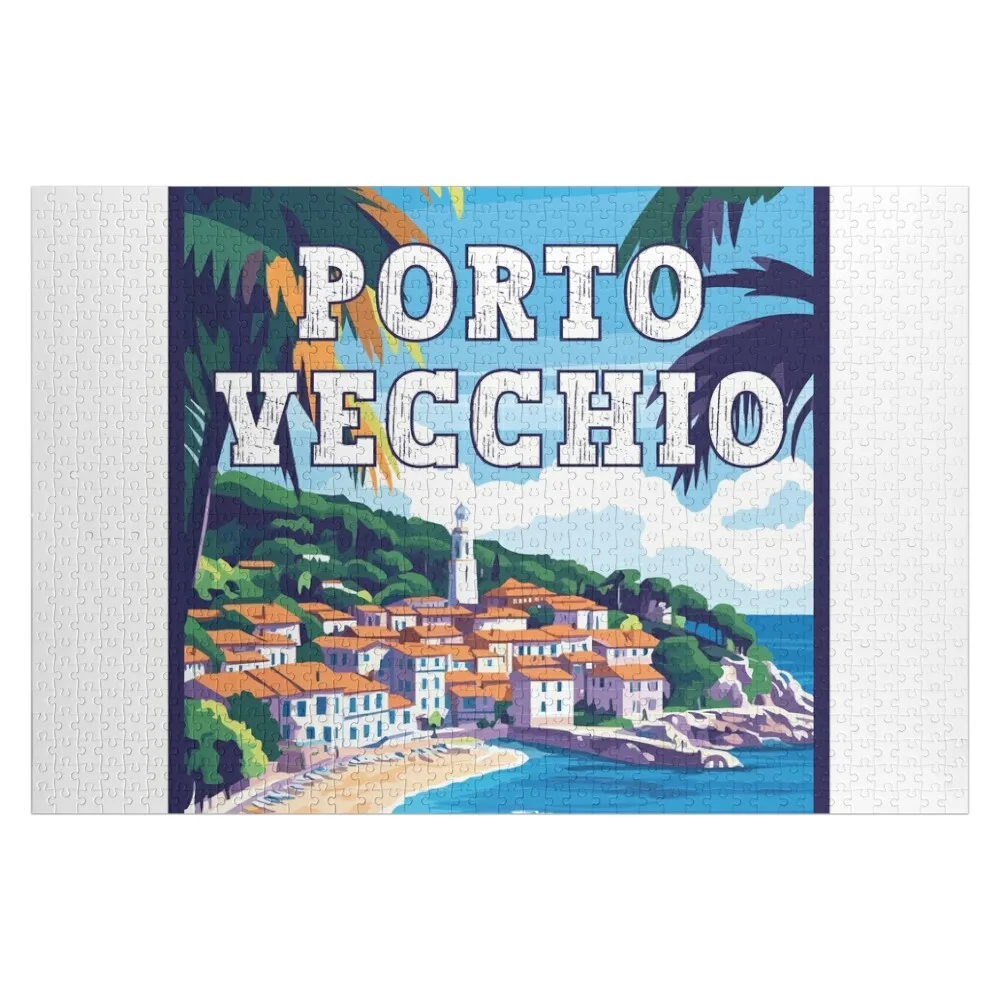 

Откройте для себя Porto Vecchio во Франции - очаровательная головоломка для путешествий, подарок на заказ, персонализированная головоломка