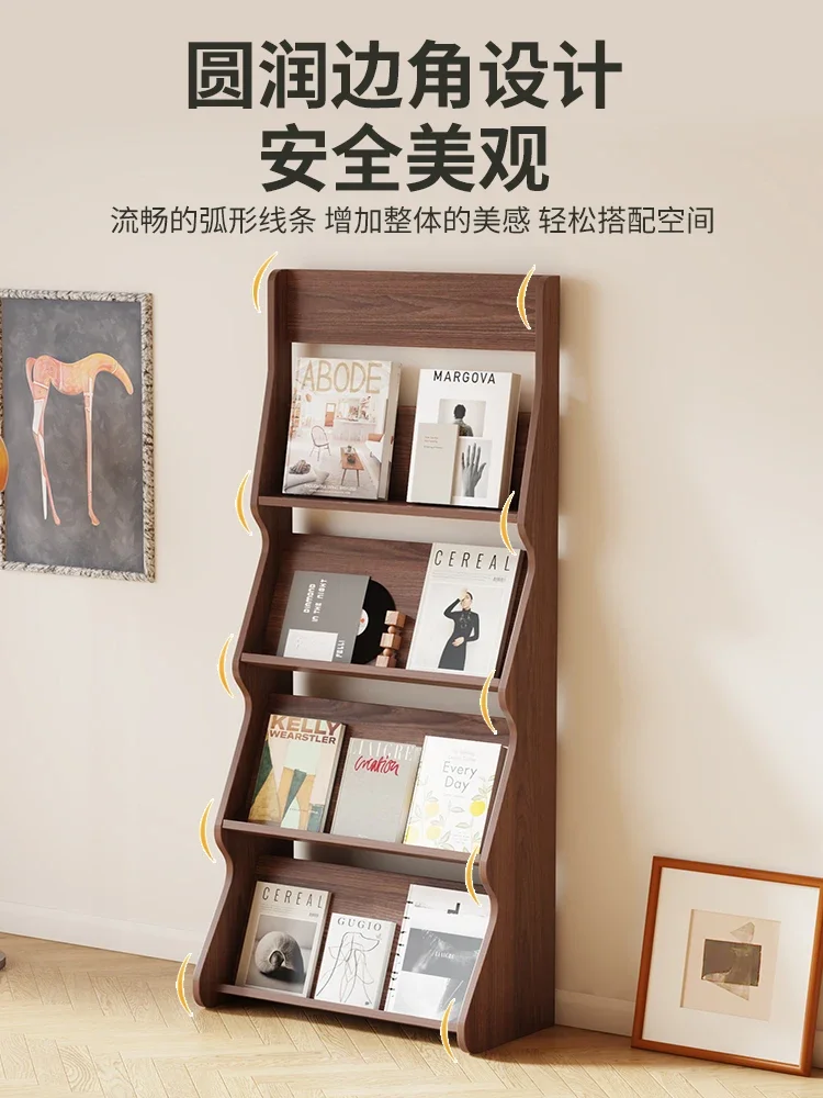 Floor Brochure Journal Storage Data Display Shelf