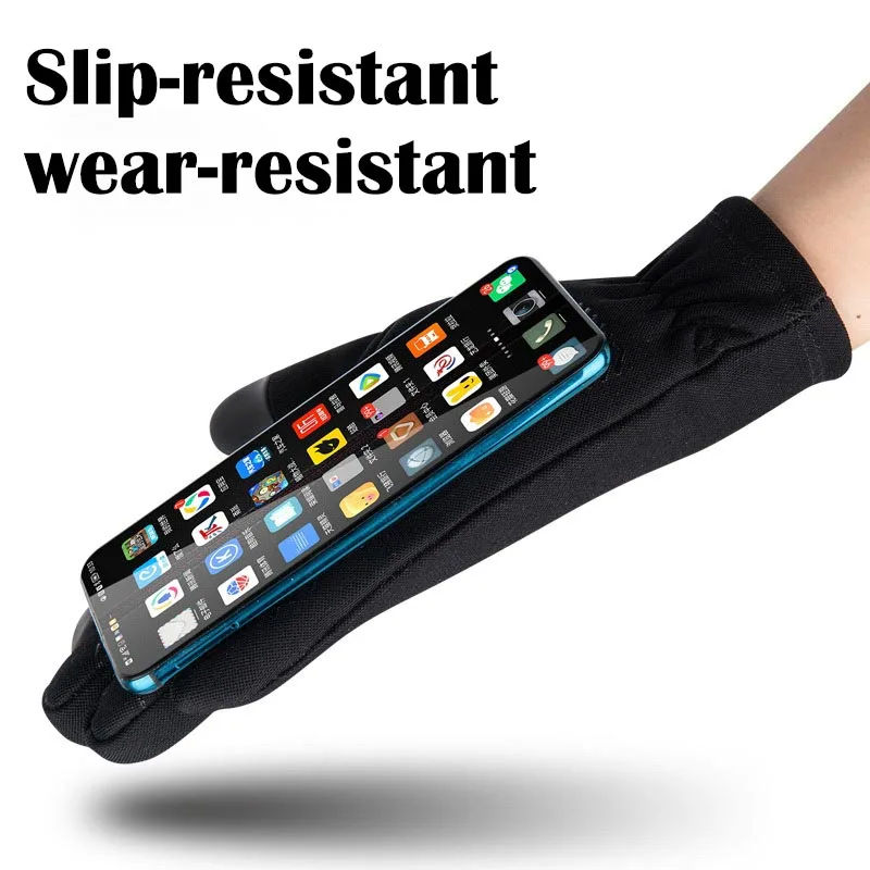 قفازات صيفية من الحرير الجليدي تعمل باللمس مضادة للانزلاق لصيد الأسماك في الهواء الطلق مقاومة للماء قفازات واقية من الشمس قفازات الدراجة