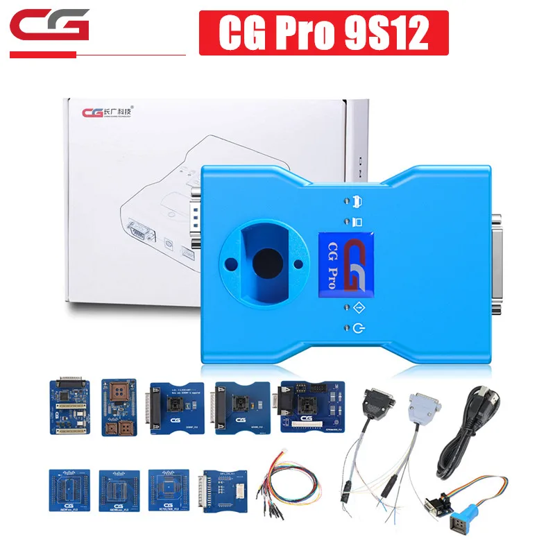 In Stock!!! V2.2.3.6 CG Pro 9S12 Programmer Full Version with All Adapters including New CAS4 DB25 and TMS370 Adapter