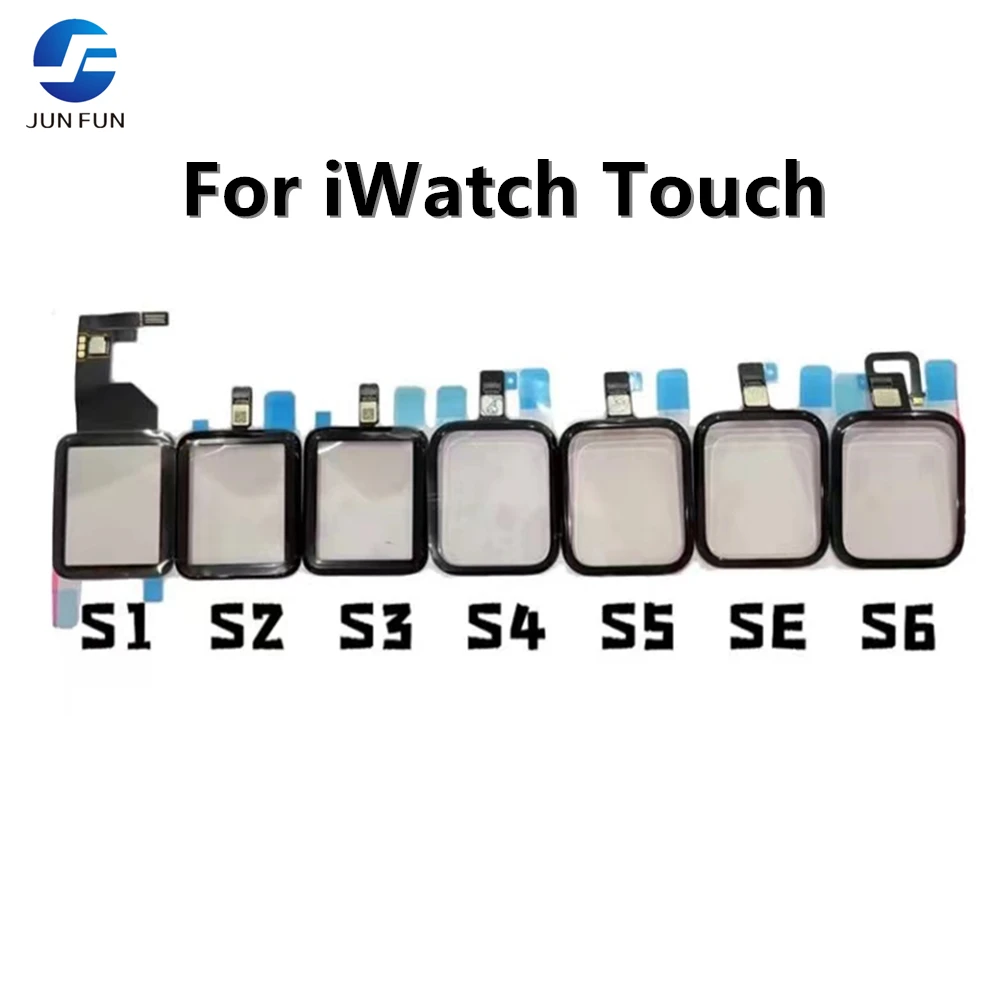 For Apple Watch Series 1 2 3 4 5 6Touch Screen Digitizer Glass Lens For iWatch 3 Touch Screen Sensor Replacement 38 42 40 44 MM