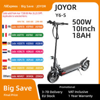 JOYOR Y6S Adult Electric Scooter 500W Motor 48V18AH Lithium Battery Maximum Endurance 70Km 10-inch Tire LCD Display Escooter