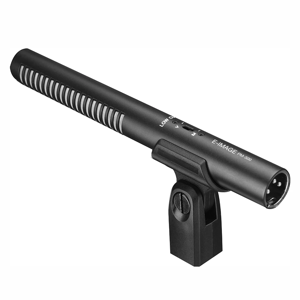 EIMAGE PM-500 Super-caridod 48V Phantom Power Video Wireless Interview Microphone
