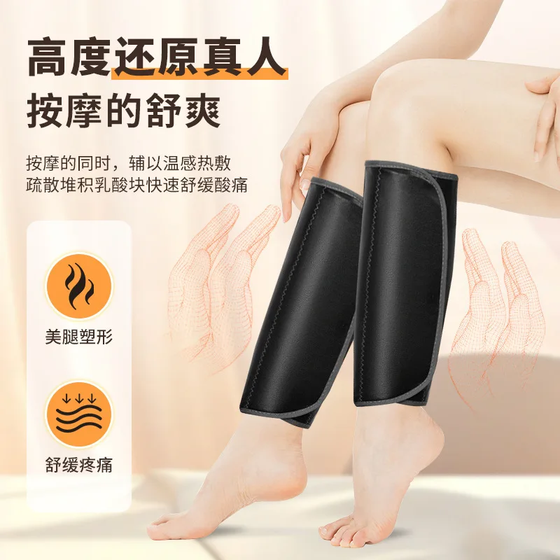 Leg Air Compression Massager, Electric Calf Wraps Massage Device, Adjustable Intensity Leg Relax Machine for Home Office Use