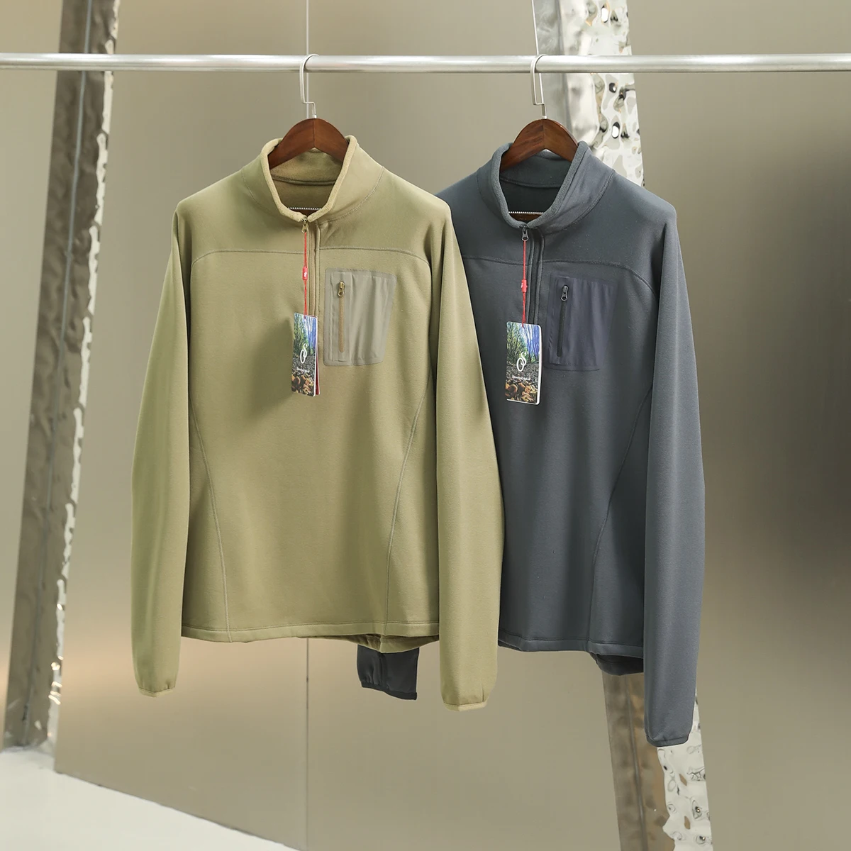 

LT Lightweight Series Qui Heating Fce 3D Tailoring Autumn Winter Men's Outdoor f Zipper Stand Collar Fce Jaet