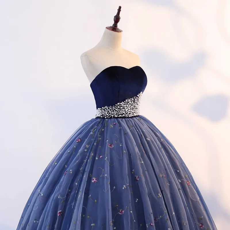 New Colored Gauze Wedding Dress, Women's Fluffy Long Dress, Student Art Exam Performance, Solo Singing, Hosting Stage, Studio