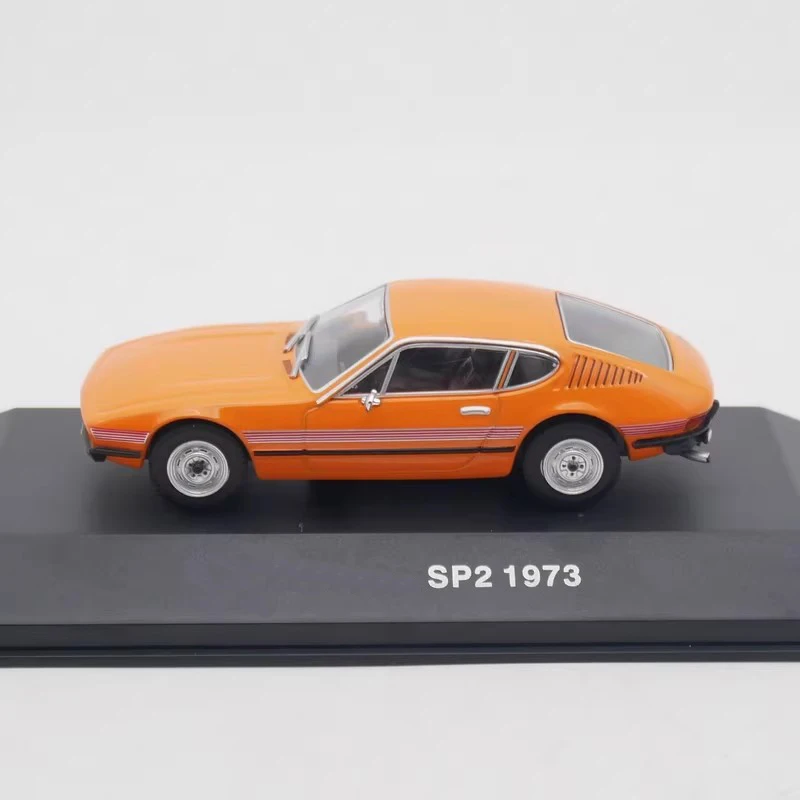 

Масштабная модель автомобиля SP2 1973 года (1:43), двухдверный спортивный купе, имитация из сплава, статическая коллекционная модель, игрушка, подарок, сувенир, украшение