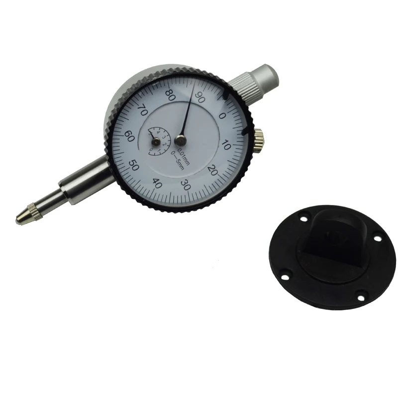 Small Dial Indicator Jewels Dial Gauge 0-5mm Precision 0.01mm Dial Indicator Measuring Tools