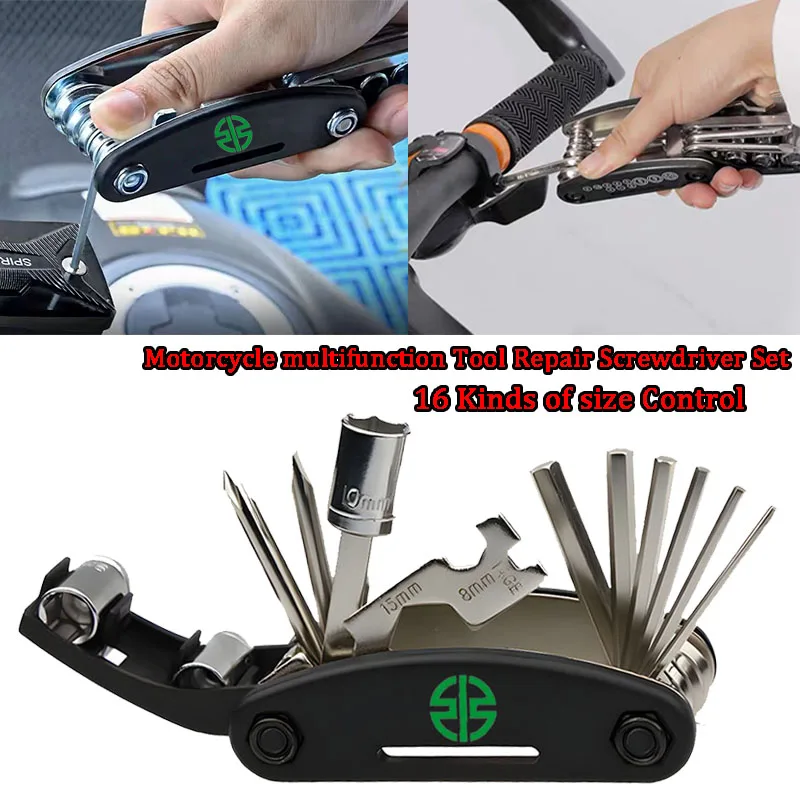 

Fit Kawasaki Ninja 400 650 H2R H2 Z650 Z800 Z750 ZRX1200R ZXR6R Accessories Motorcycle CNC Portable Tool Repair Screwdriver Set