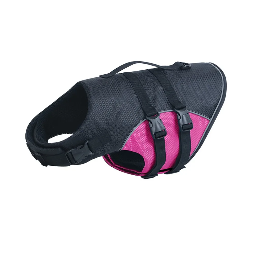 

Adjustable Dog Life Jacket Reflective Enhanced Buoyancy Dog Swimming Suit Breathable Dog Surfing Clothes For Small Medium Dogs