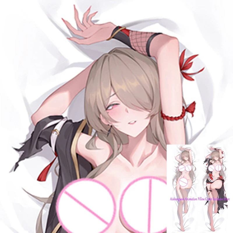 

Dakimakura Anime Pillow Cover Beauty With Giant Breasts Double Sided Print 2Way Bedding Festival Gifts Gifts