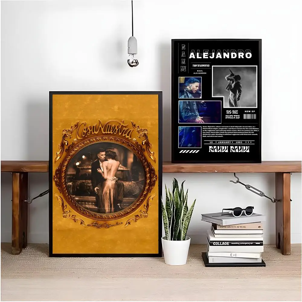 حار مغني الراب R-rauw AlejandroS المشارك لغرفة المعيشة ، غرفة نوم ، بار جدار الفن يطبع ورقة ملصق الديكور الهدايا #3