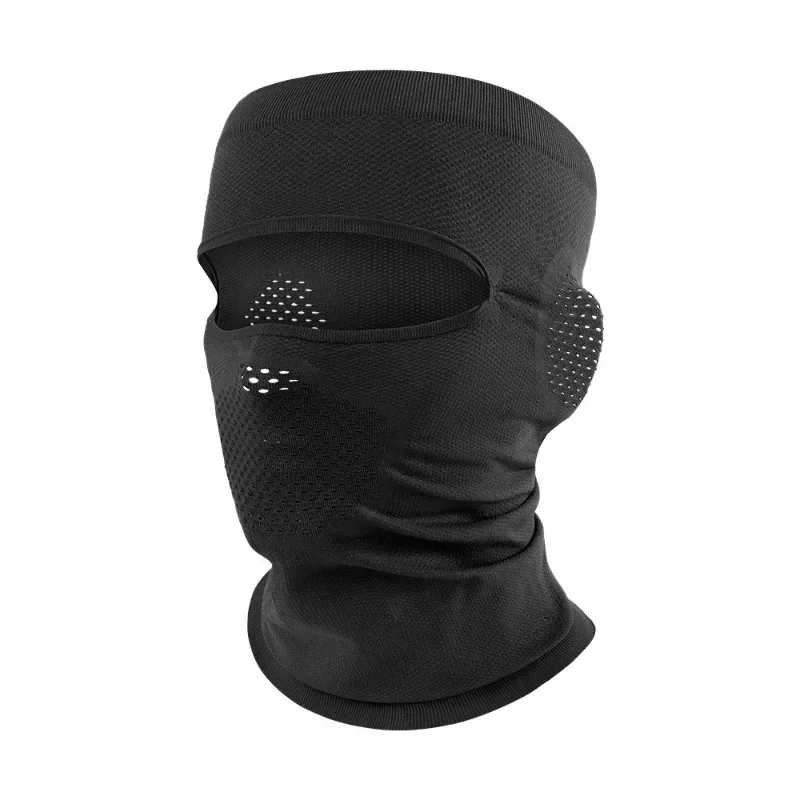 Cold Resistant Hollow Top Knitted Head Cover Face Neck Forehead Protection Helmet Inner Liner for Cycling Outdoor