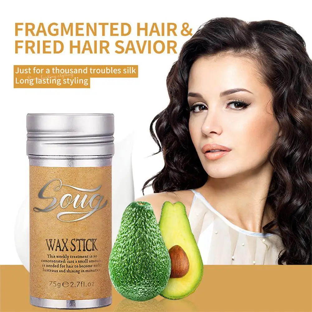 

Hair Wax Stick For Professional Hair Wax Stick Gel Cream Non-Greasy Style Hair Wax Stick For Men Women Broken Hair Artifact