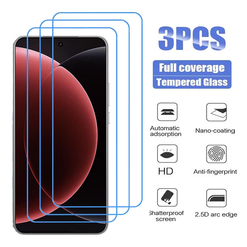 

Защитная пленка для экрана Xiaomi14 Civi 15 UItra, 3 шт., закаленное стекло для Xiaomi Redmi 14C 14R 10 13 13C 13R 14C K50i 5G