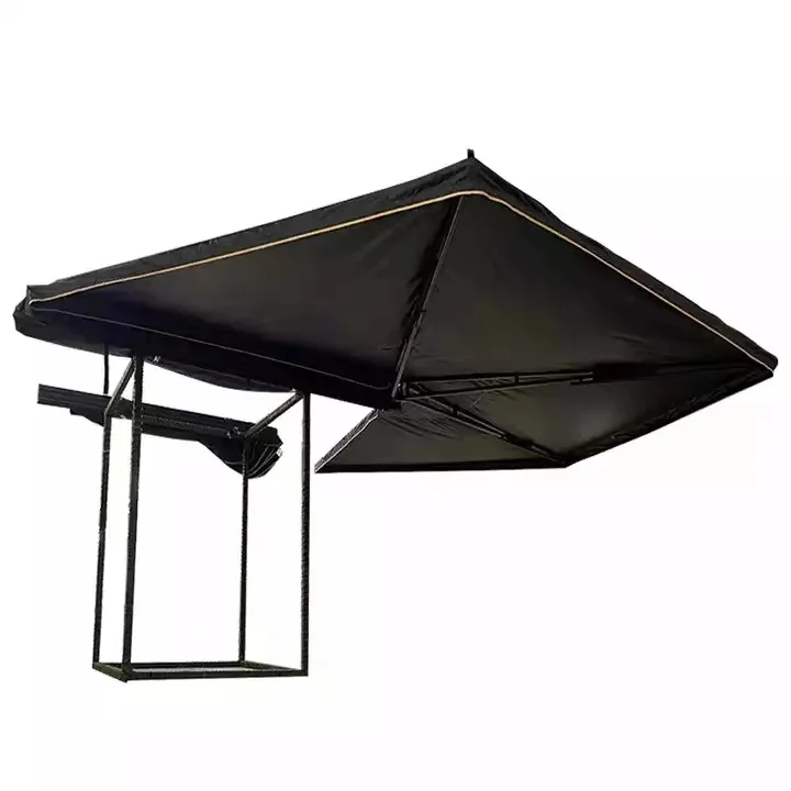 

Folding pop up car roof cover side awning outdoor vehicle tent camping umbrella 270 degree awning cars roof t tent