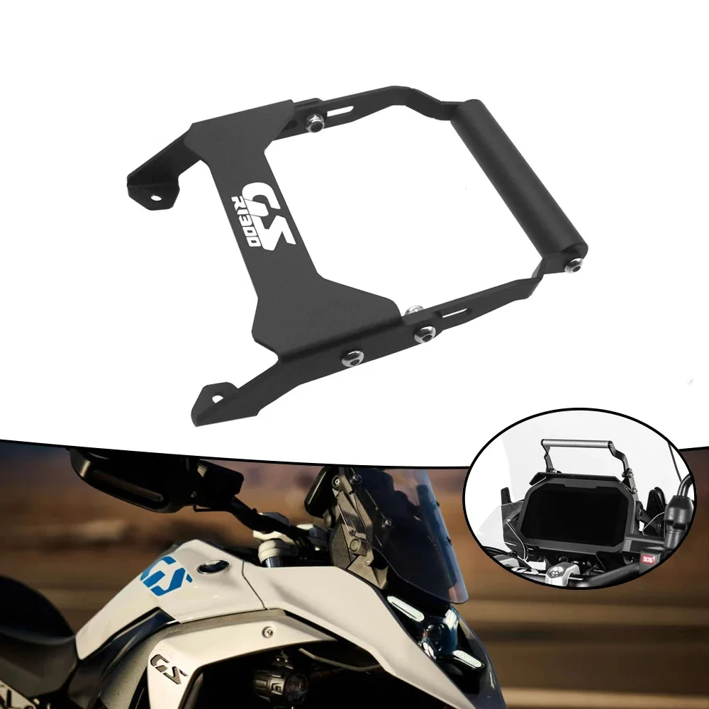 For BMW R1300GS GS1300 R1300 GS ADV Adventure 2023 2024 Motorcycle Mobile Phone GPS Navigation Handlebar Bracket Support Mount