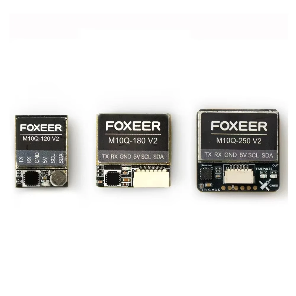 Foxeer M10Q 120 / M10Q 180 / M10Q 250 V2 GPS à double protocole M10050 avec boussole intégrée