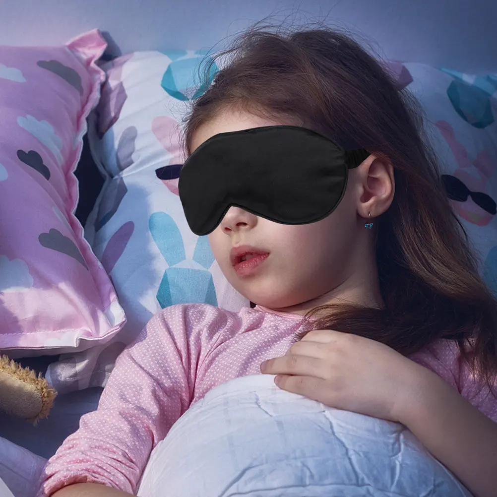 

Набор из 3 шелковых атласных масок для сна с эластичным ремешком, двусторонняя светонепроницаемая маска для путешествий, отдыха и релаксации