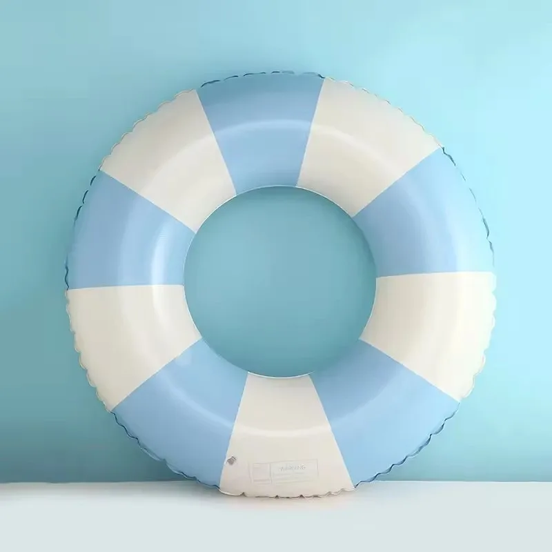 Brinquedos Infláveis de Verão, Anel de Natação em PVC, Colchão de Ar Retro com Estampa Xadrez, Círculo de Natação para Piscina e Praia, Suprimentos para Brincadeiras na Água