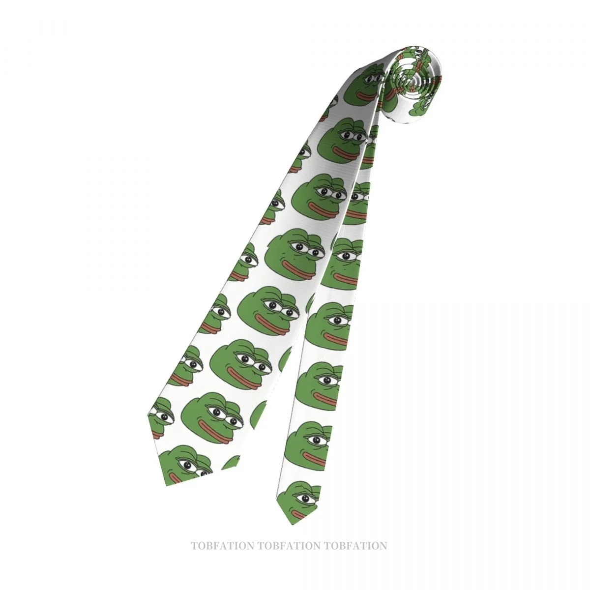 Happy Day Pepe La Grenouille Impression 3D, 8cm de large, Polyester, Accessoires de chemise de la présidence, Décoration de fête, Nouveau