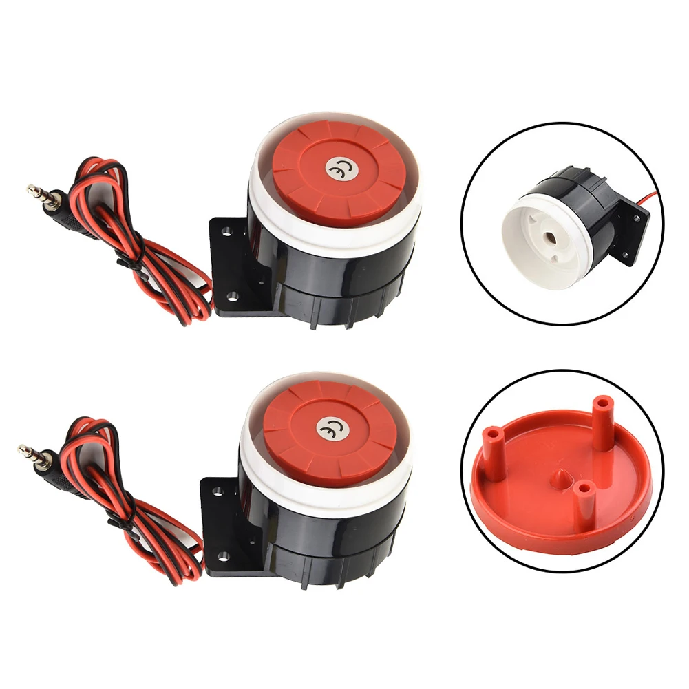 DC 12 V 120dB Forte Sirena Interna Allarme Cablato Per La Sicurezza Domestica Piezoelettrico Cicalino Elettronico Allarmi Allarme di Protezione di Sicurezza