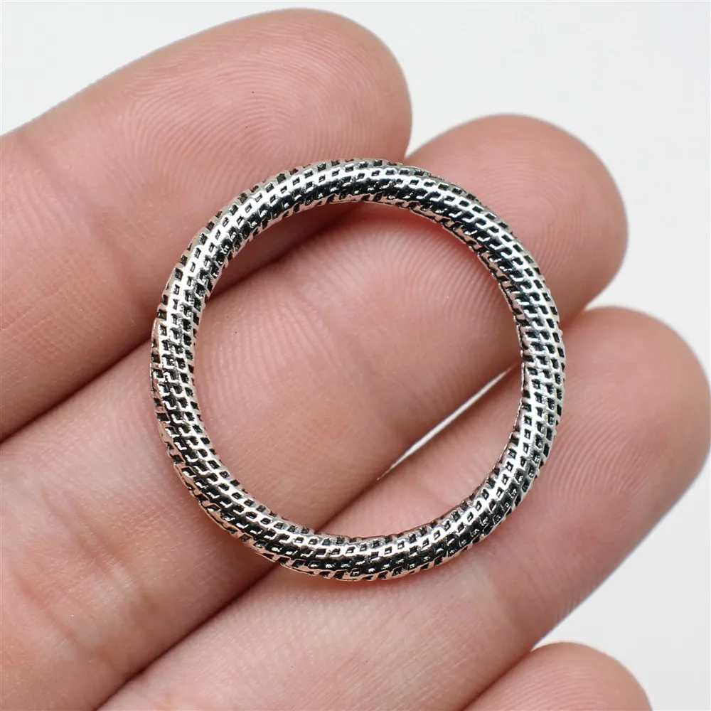 5pcs Big Round Circle Charms for DIY Jewelry Making