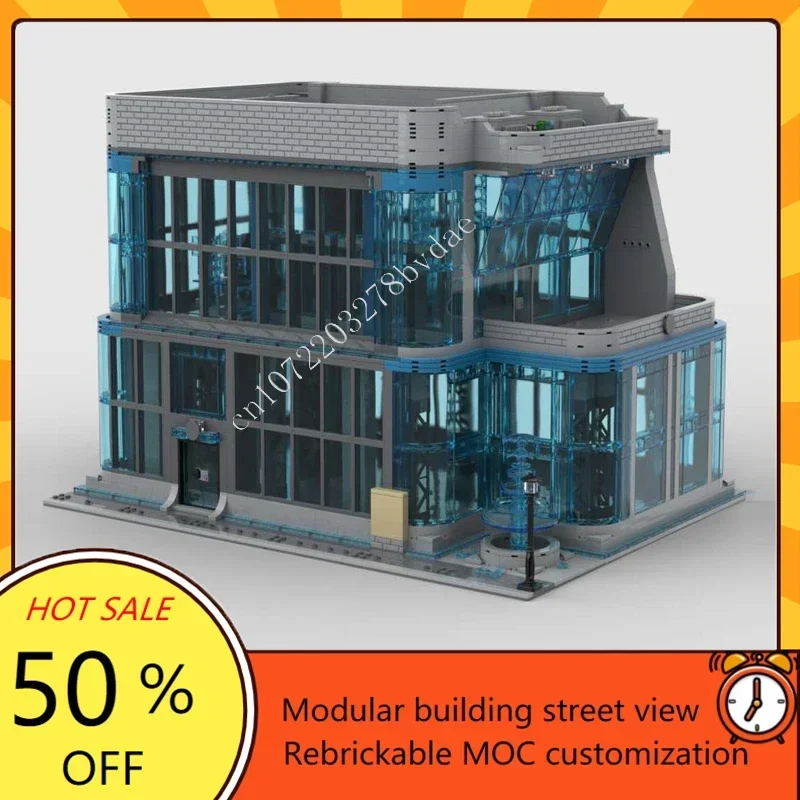 

4021 шт., Vengeance Tower Base Armory, модульная MOC, креативная модель с видом на улицу, пазлы на заказ, архитектура, сделай сам, сборка, игрушки, подарки
