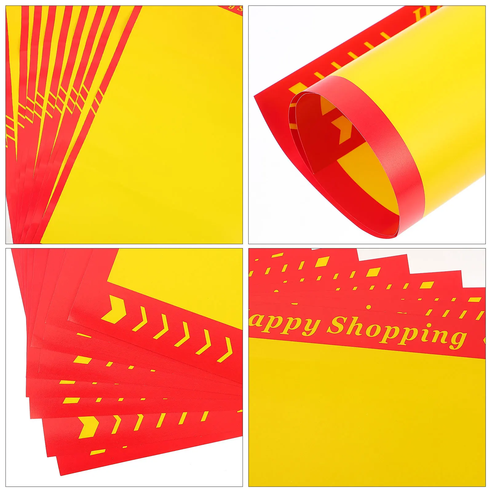 10pcs Advertising Paper Premium Coated Promotional Price Signs For Shop Activities Flea Market Garage Sale Commodity