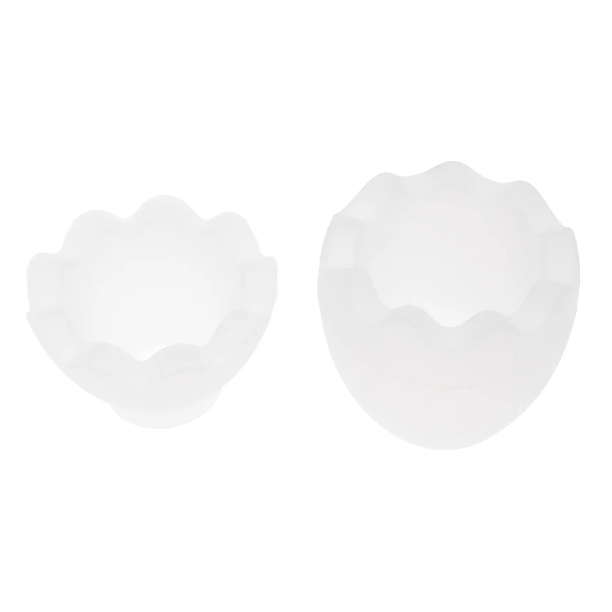 

Egg Shape White Silicone Mold DIY Epoxy Resin Storage Box Jewelry Container Flexible Soap Cupcake Cake Decorating Tools