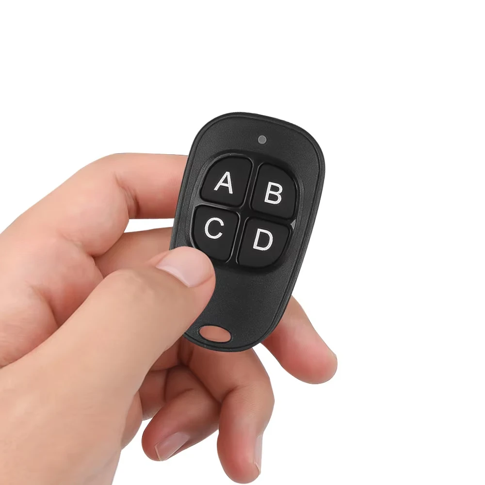 433Mhz Copy Remote Control 4 Keys 433.92mhz RF Remote Control Garage Gate Door Opener Controller Duplicator Cloning Code Car Key