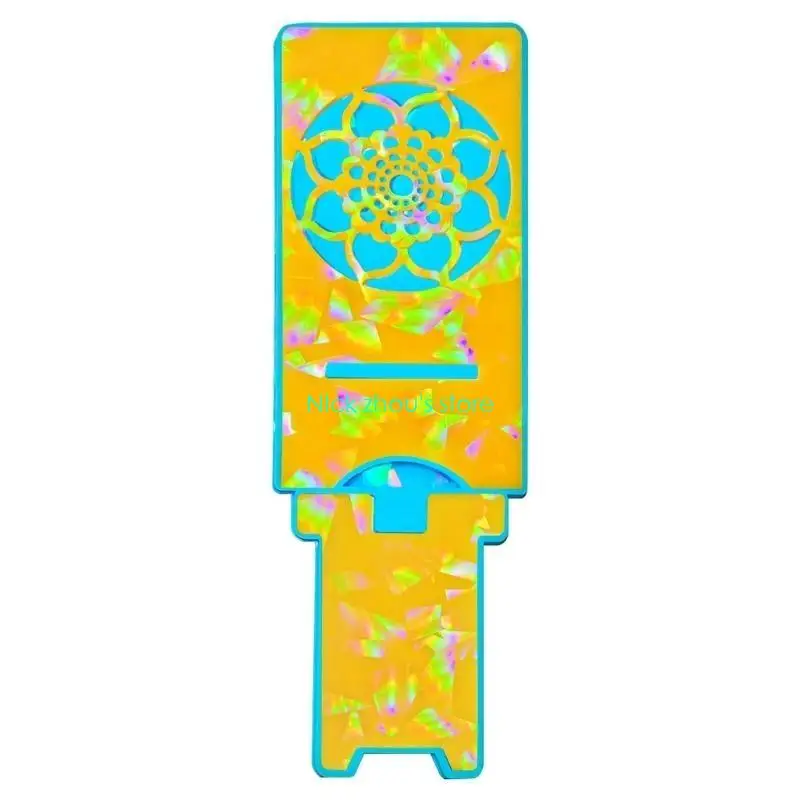 E15E Resin Molds Silicone Phone Holder Mold Phone Stand Epoxy Casting Molds DIY Phone Bracket Display Stand