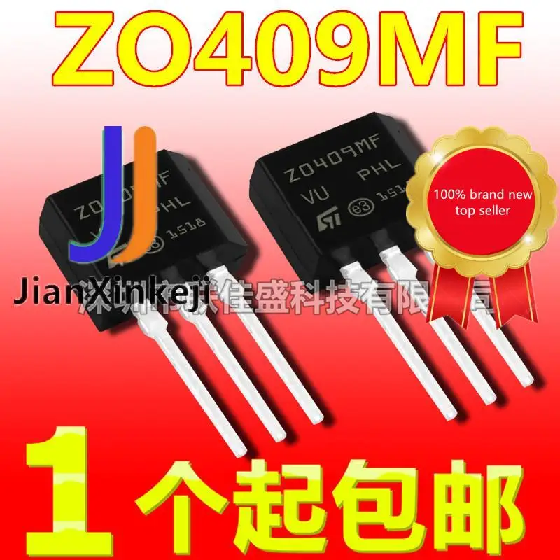 Nouveau ZO409MF Z0409MF TO-100% 202 V/4A/600 W Triac z0402, 50 pièces, 0.2 original