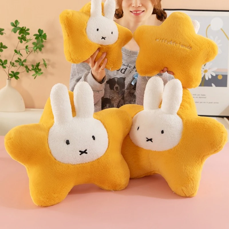 30CM Hot Cartoon Miffy Series Stuffed Doll Exquisite Creativity Cute Soft Star-shaped Plush Toy Boys and Girls Birthday Gift